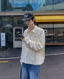 Blank Crop Collar Tee