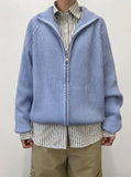SPRING OVER KNIT ZIP-UP