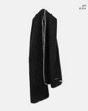 Mutton color matching knit muffler