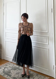 Danish Color Matching Puff Knit