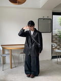 Delti Over Leather Jacket