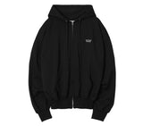 Overful Crop Sweat Hood Zip Up