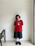 Melmio Stripe Denim Bermuda Pants