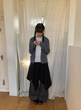 [BAONHAUS] Jenen Stripe Hood Zip-up