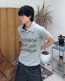 Tide Slim Lettering Collar Tee