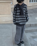 Hobi overfit striped knit