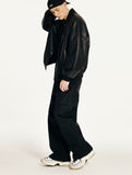 Symbol Logo Nylon Wide Balloon Pants
