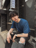 Mild terry round half knit