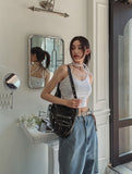 Roa strap ribbed sleeveless