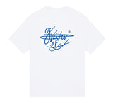 Sign Blue Lettering Back Logo Short Sleeve Tee