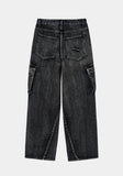 PINCH WIND CARGO DENIM PANTS