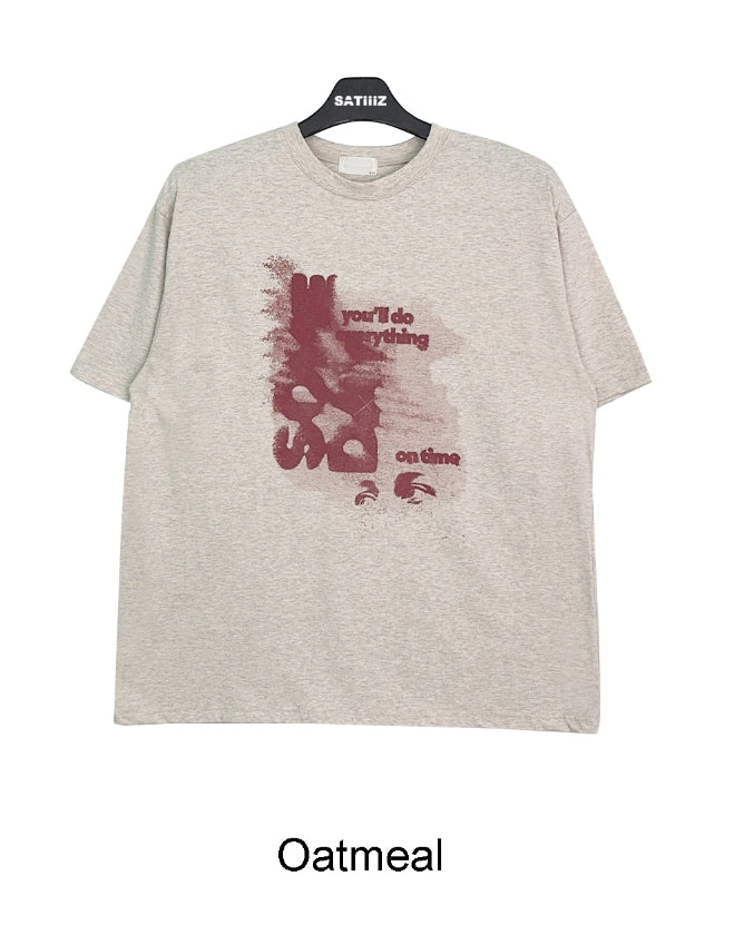 SATIIIZ (サティーズ) - タカンプリント半袖Tシャツ / Takan