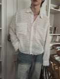 Ader Mohair Crop Shirt