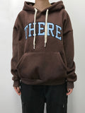 [Lining brushed] THERE LETTERING HOODY