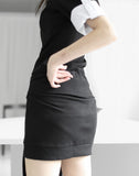 Tie dual up skirt