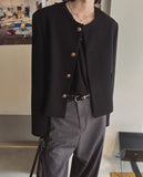 Folding tweed jacket