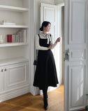 Remine Line Ribbon Tie Knit
