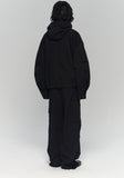 INCISION HOOD HIGHNECK JUMPER