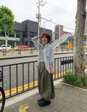 Huka Summer See-through Stripe Shirt