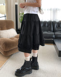 Eti Frill Tiered Midi Skirt