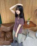Lennon Pigment Henley Neck Short Sleeve Tee