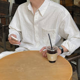 Lenuo Texture Linen Shirt