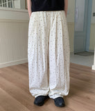 Reiki Banding Dot Wide Pants