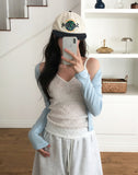 Soda Slim Open Cardigan