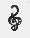 Musician Dot Pattern Carabiner Keyring