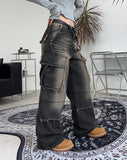 Decan vintage cargo denim pants