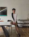 [U-BASIC] Silket Round Cotton Long Sleeve