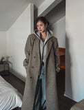 [wool80%] Mori Maxi Wool Hidden Coat