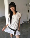 Yukia Rose Vintage Snap Leather Belt