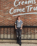 Zeno-cut Washed Flare Denim