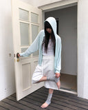 Gyuni See-through Hood Zip-Up