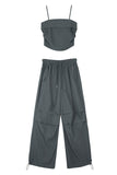 Oneven Pants Top Set