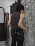 [LANARCH] Edged Stitch Bootcut Denim