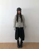 Lyle Mohair Hooded Knit Cardigan