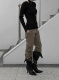 Seron Muffler Knit T-shirt