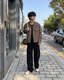 Rivet double pocket pants