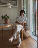 Parry stripe short sleeves shirt