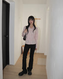 Tipe Geek Chic Preppy Striped Tie Set Shirt