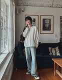 Rocky Hook Henley Neck Long Sleeve T-Shirt