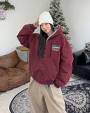 Verus Vintage Quilted Hooded Jumper