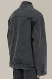 Oversize denim jacket Gray