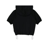 FLOWER EYELET HOOD JACKET