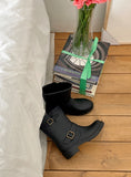 Dvinle Belt Rain Boots