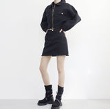 Sie Cotton Short Skirt