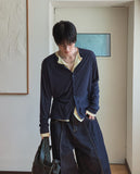 Daily Ribbed Round Cardigan