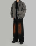 Two tone washed corduroy pants